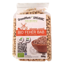 Greenmark Greenmark bio fehér bab közepes szemű 500 g mag