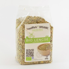 Greenmark Greenmark bio lencse zöld 500 g reform élelmiszer