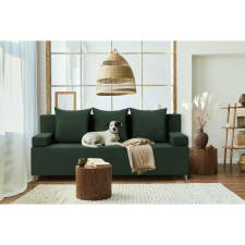 Greensite Fireze kanapé, kordbársony, zöld bútor
