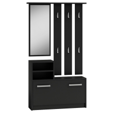 Greensite GAR előszobafal, fekete (GSB5999114103767) bútor