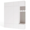 Greensite HAGA IV 3SZ1W előszobafal 200x35x238 cm, fehér