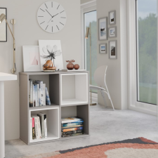 Greensite Malax 2x2 polc, 74x75x30 cm, agyag színű bútor