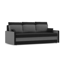 Greensite MILTON kanapéágy, PRO szövet, bonell rugóval, szín - fekete / szürke bútor
