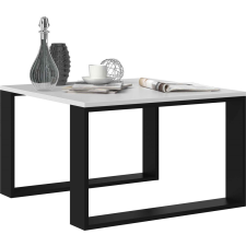 Greensite Modern Mini dohányzóasztal, fehér-fekete bútor