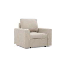 Greensite Zeus fotel, egyenes kartámasz, bársony, hab töltet, bézs bútor