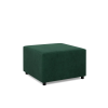 Greensite Zeus puff, kordbársony, 70x70, zöld