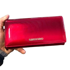 Gregorio Női piros valódi bőr pénztárca Gregorio pénztárca