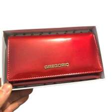 Gregorio Női piros valódi bőr pénztárca Gregorio SH-114 pénztárca
