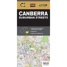 Gregory&#039;s Canberra térkép Universal Publishers 2014 UBD State Maps 1: 25 000 térkép