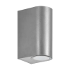  GRF327 FACADE FIXTURE 2XGU10 IP54 GREY
