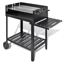 Grill állvány faszén Grillező 2 Kerekekkel grillsütő