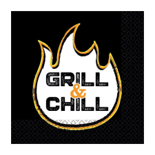 Grill & Chill szalvéta 16 db-os 33x33 cm papírárú, csomagoló és tárolóeszköz