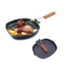Grill serpenyő - letapadásmentes bevonattal / 20 cm A625 edény