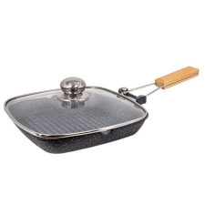 Grill serpenyő tapadásmentes belsővel Wellberg, 24cm, WB-2400-24 edény