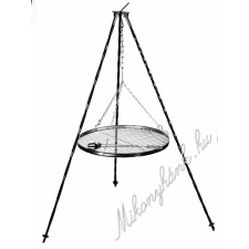 Grillrács 48cm + 120cm állvány szett kerti sütés és főzés