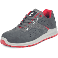  GRIMMA S1 MF SR félcipő szürke/piros 38 munkavédelmi cipő
