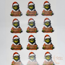  Grincs matrica - Boldog akármit dekorációs kellék