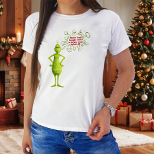  Grincs női póló – Vidám ének hangja száll, a hajam meg égnek áll női póló