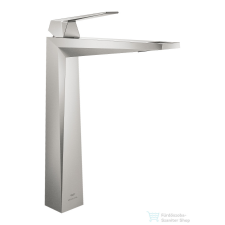 Grohe ALLURE BRILLIANT magasított mosdó csaptelep leeresztő nélkül,Supersteel 24346DC0 csaptelep