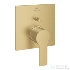 Grohe Allure egykaros falsík alatti csaptelep 2-utas váltóval, szálcsiszolt cool sunrise 19315GN1 csaptelep