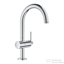 Grohe ATRIO L magasított mosdó csaptelep click-clack leeresztővel,Króm 24362000 csaptelep