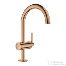 Grohe ATRIO L magasított mosdó csaptelep click-clack leeresztővel,Warm Sunset 24362DA0 csaptelep