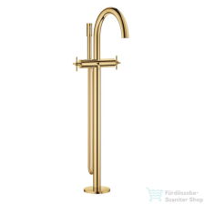 Grohe ATRIO szabadon álló kádtöltő csaptelep zuhanyszettel,alaptest nélkül,Cool Sunrise 25272GL0 (25272GL0) csaptelep