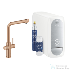 Grohe BLUE HOME csaptelep kezdőkészlet vízszűrő funkcióval,Brushed Warm Sunset 31454DL1 csaptelep