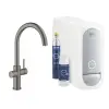  Grohe Blue konyhai csaptelep szűrővel álló Brushed Hard Graphite 31455AL1 (31455AL1)