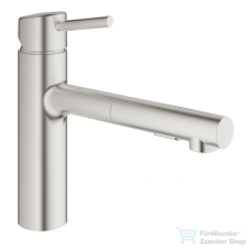 Grohe CONCETTO EGYKAROS MOSOGATÓCSAP 1/2? matt szuperacél 30273DC1 csaptelep