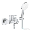Grohe CUBEO egykaros kádtöltő csaptelep zuhanyszettel,króm 1018140000