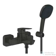Grohe CUBEO egykaros kádtöltő csaptelep zuhanyszettelmatt fekete 1018142430 csaptelep