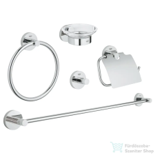Grohe Essentials 5 db-os kiegészítő szett,króm 40344001 fürdőszoba kiegészítő