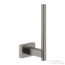 Grohe ESSENTIALS CUBE pót wc papír tatrtó,Brushed Hard Graphite 40623AL1 fürdőszoba kiegészítő