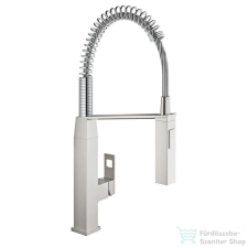 Grohe EUROCUBE EGYKAROS MOSOGATÓCSAP 1/2? matt szuperacél 31395DC0 (31395DC0) csaptelep
