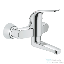 Grohe EUROECO SPECIAL fali mosdó csaptelep leeresztő nélkül,Króm 32767000 csaptelep