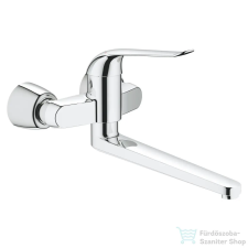 Grohe EUROECO SPECIAL fali mosdó csaptelep leeresztő nélkül,Króm 32775000 (32775000) csaptelep