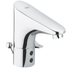 Grohe Europlus E infrás mosdócsaptelep, keverős, hőm.hat-val, 6V (36236000) fürdőkellék