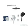 Grohe falsík alatti zuhanyrendszer ESSENCE kezelővel, Kielle kiegészítőkkel, króm SANI21GKK012