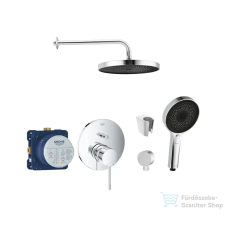 Grohe falsík alatti zuhanyrendszer ESSENCE kezelővel, Kielle kiegészítőkkel, króm SANI21GKK012 csaptelep