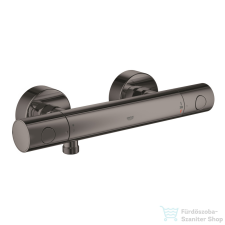 Grohe Grohtherm 1000 termosztátos zuhany csaptelep zuhanyszett nélkül,Hard Graphite 34065A02 csaptelep