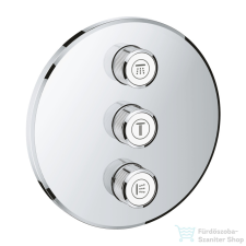 Grohe GROHTHERM Smartcontrol falsík alatti 3 funkciós vízmennyiség szabályzó,Króm 29122000 csaptelep