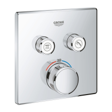 Grohe Grohtherm Smartcontrol Falsík alatti termosztátos csaptelep 2 utas szögletes Króm csaptelep