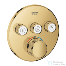 Grohe GROHTHERM Smartcontrol falsík alatti termosztátos kád/zuhany csaptelep,Cool Sunrise 29121GL0 csaptelep