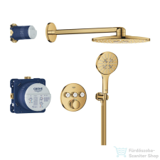 Grohe GROHTHERM SMARTCONTROL falsík alatti termosztátos zuhanyrendszer,Smartactive 310 fejzuhannyal,Cool Sunrise 34863GL0 csaptelep