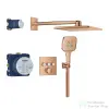 Grohe GROHTHERM SMARTCONTROL falsík alatti termosztátos zuhanyrendszer,Smartactive Cube 310 fejzuhannyal,Warm Sunset 34864DA0 (34864DA0)