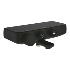 Grohe Grohtherm SmartControl matt fekete termosztátos kádcsaptelep csaptelep