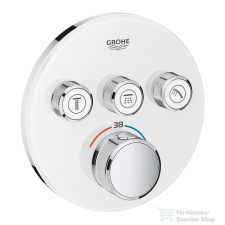 Grohe Grohtherm SmartControl termosztátos színkészlet, fehér üveg 29904LS0 csaptelep