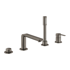 Grohe Lineare 4-lyukas peremre szerelhető kádcsaptelep Brushed Hard Graphite csaptelep
