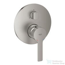 Grohe Lineare falsík alatti kád/zuhany csaptelep 3 fogyasztóhoz,Supersteel 24095DC1 csaptelep